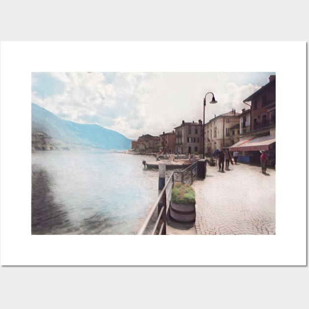 Dreamy Lake Iseo, Italy Wall Art by Violaman